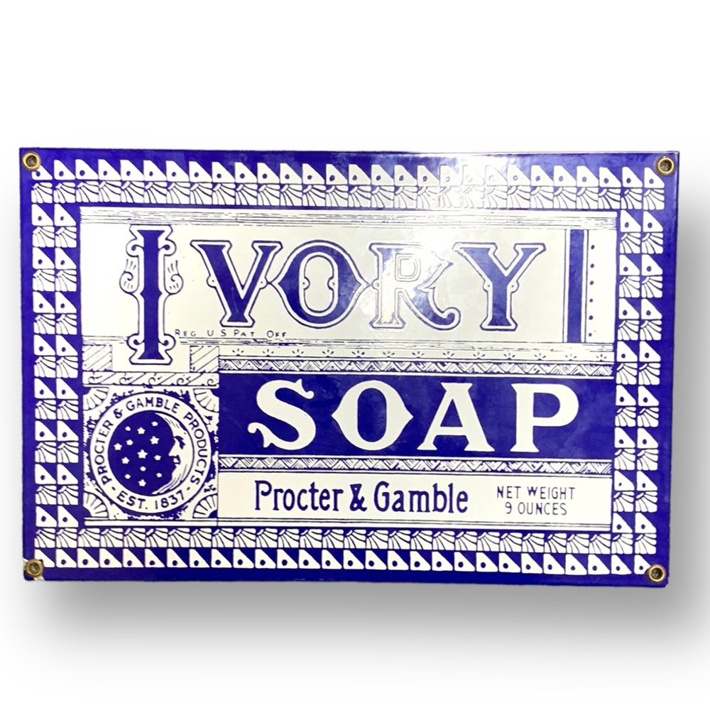 Fenton Ivory Soap sign